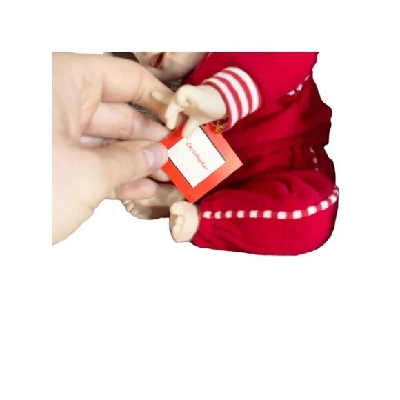 Vintage The Ashton-Drake Galleries Porcelain Doll Christopher Christmas - Picture 3 of 5